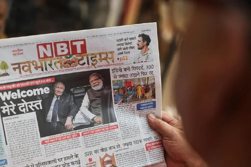 普京访印之际 质疑美国为何施压新德里停购俄油俄罗斯总统普京在开始对印度的国事访问之际，质疑美国施压印度停止向俄罗斯购买石油之举