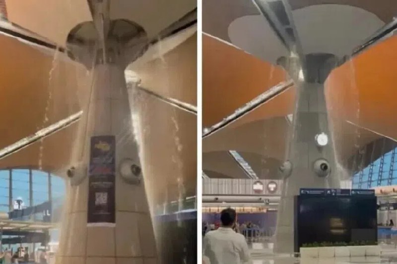 暴雨致吉隆坡机场天花板漏水 航班未受影响马来西亚机场控股公司（MAHB）证实，吉隆坡国际机场第一航站楼在星期五（11月14日）午间一场暴雨后，部分区域出现天花板漏水的情况，所幸此事故未导致任何航班延误