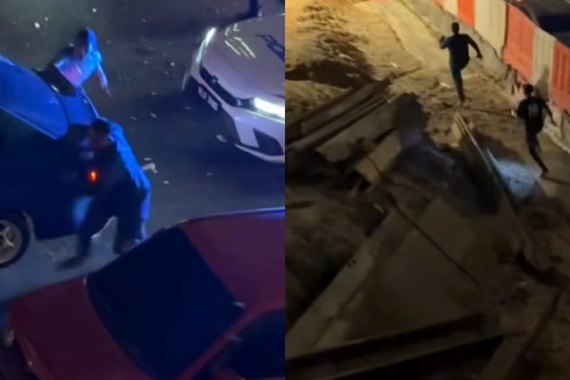 吉隆坡偷电缆遇上巡警 马国窃匪被狂追四公里马来西亚一名男子在偷窃电缆时遇上巡警，被警方追捕逾四公里后，弃车逃离现场