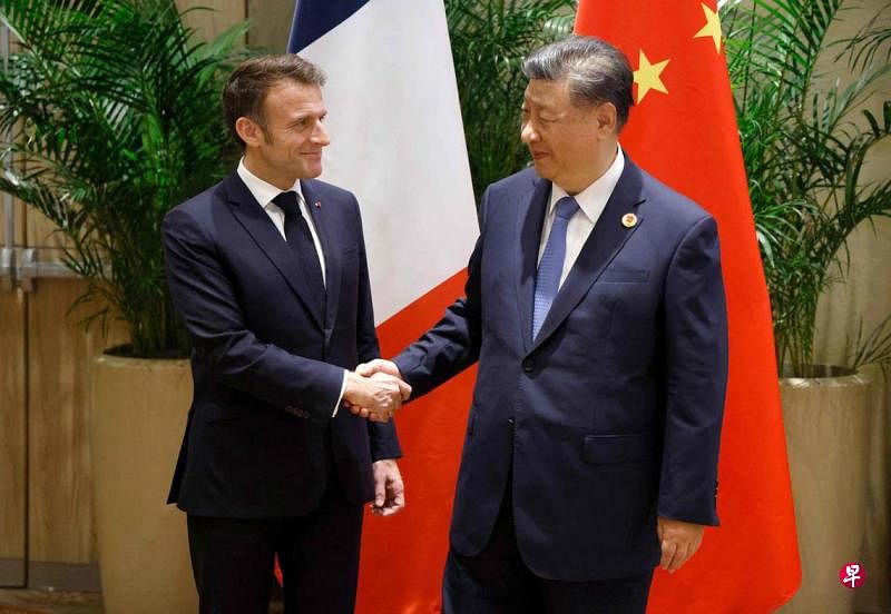 马克龙称法国与中国赞成乌克兰实现和平法国总统马克龙称，法国与中国都希望看到乌克兰实现“持久和平”