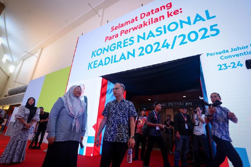 马国公正党党选 法米：非正式成绩今晚公布马来西亚人民公正党星期五（5月23日）召开全国代表大会，并举行党中央改选