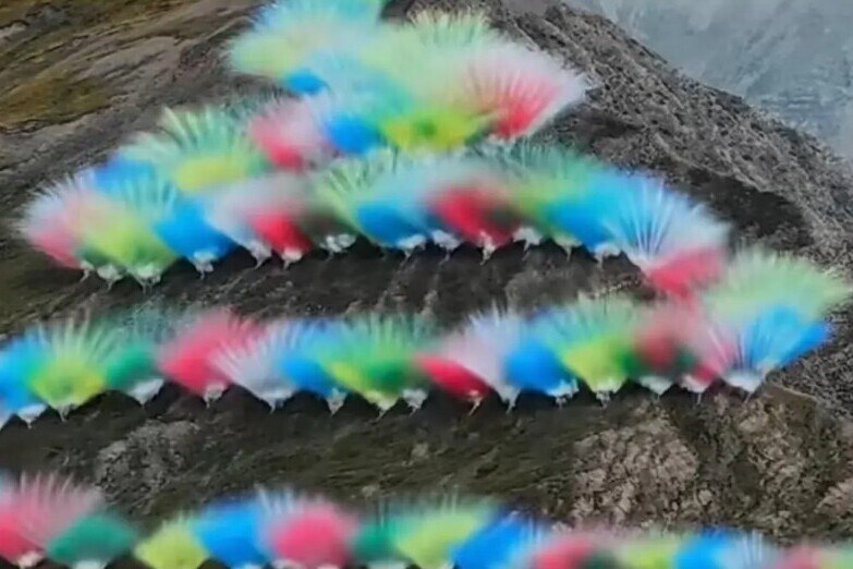 日喀则已成立调查组调查烟花秀事件艺术家蔡国强联合户外品牌始祖鸟在西藏喜马拉雅山脉燃放艺术烟花引起争议，当地已成立调查组