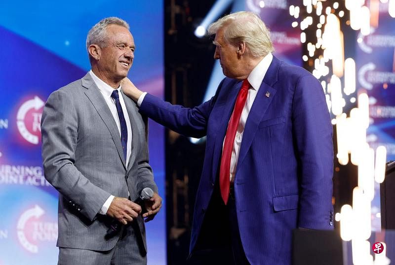 特朗普选择疫苗怀疑论者肯尼迪当卫生部长美国当选总统特朗普选择疫苗怀疑论者小罗伯特·肯尼迪当卫生部长