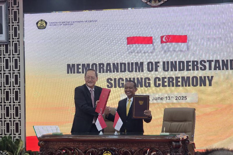 新加坡印尼签三项谅解备忘录 推动电力与低碳发展新加坡和印度尼西亚签署三份谅解备忘录，促进跨境电力贸易、碳捕集与可持续发展合作